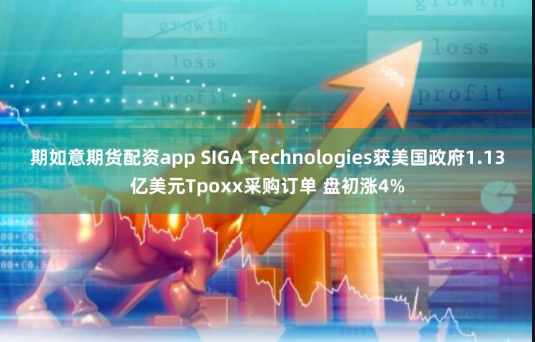 期如意期货配资app SIGA Technologies获美国政府1.13亿美元Tpoxx采购订单 盘初涨4%